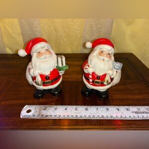 Vintage Santa piggy banks